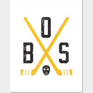 BOS Retro Sticks - White Posters and Art